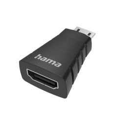 Adaptateur HDMI Hama Essential - 4K - HDMI femelle vers mini HDMI mâle - Noir