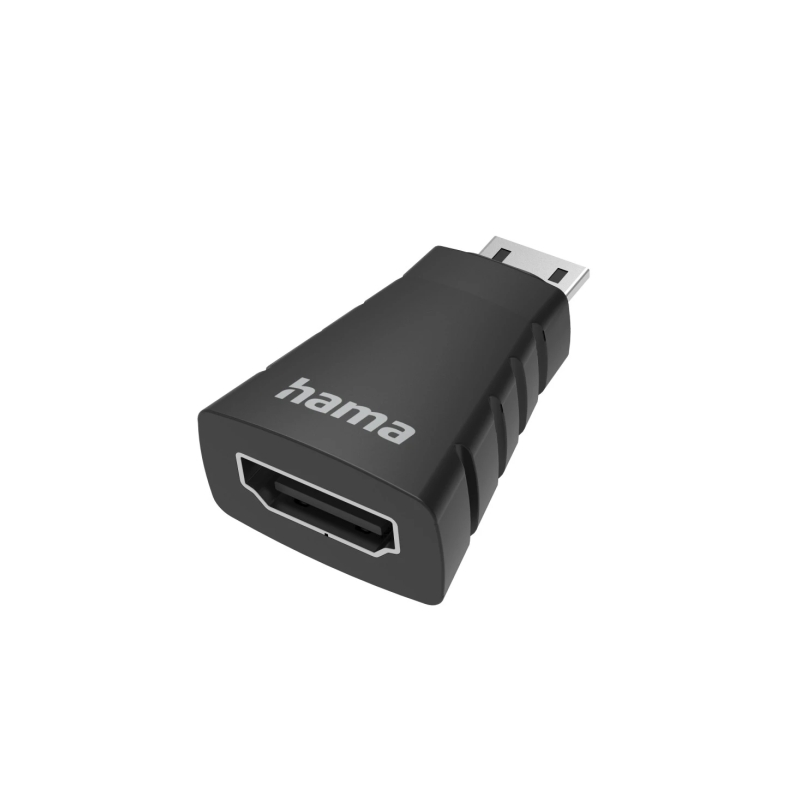 Adaptateur HDMI Hama Essential - 4K - HDMI femelle vers mini HDMI mâle - Noir