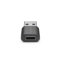 Adaptateur USB Hama Essential - USB-C femelle - USB-A mâle - 10 Gbit/s - Noir
