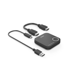 Adaptateur vidéo sans fil Hama Essential - Full HD - HDMI - USB-C - Noir