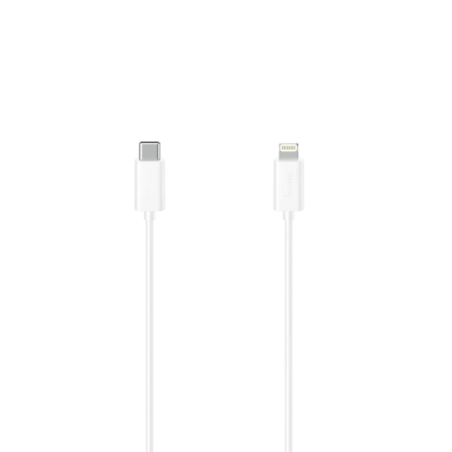 Câble de charge Hama Essential - USB-C mâle vers Lightning - Longueur 1,5 m - Vitesse jusqu'à 480 Mbit/s - Double blindage - Bla