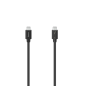 Câble USB-C mâle Hama Essential - Longueur 0,80 m - Vitesse jusqu'à 40 Gbit/s - Double blindage - Noir