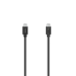 Câble USB-C mâle Hama Essential - Longueur 0,80 m - Vitesse jusqu'à 40 Gbit/s - Double blindage - Noir