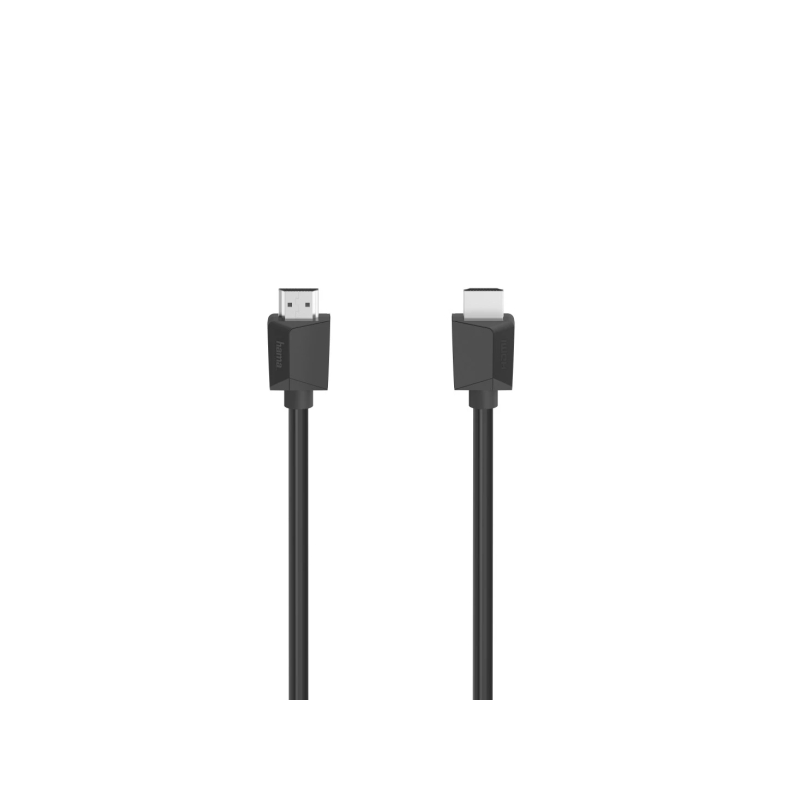 Câble HDMI mâle Hama Essential 4K - Longueur : 1,5 m - Compatible ARC - Ethernet - Vitesse jusqu'à 18 Gbit/s - Double blindage -