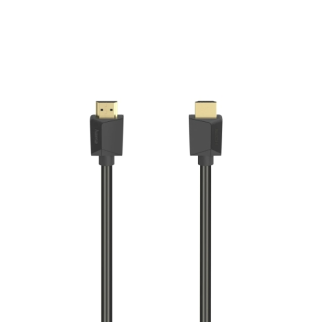 Câble HDMI mâle Hama Essential 4K - Longueur : 5 m - Compatible ARC - Ethernet - Vitesse jusqu'à 18 Gbit/s - Double blindage - N