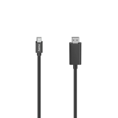 Câble adaptateur Hama Essential 1,5 m - Mini DisplayPort mâle vers HDMI mâle - Noir
