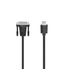 Adaptateur Hama Essential DIV vers HDMI - Câble de 1,5 m - 4K - Noir
