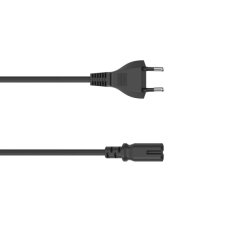 Câble d'alimentation Hama Essential CEE7/16 mâle-femelle C7 - Longueur 1,5 m - Section 0,75 mm² - Noir