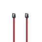 Câble de données Hama Essential SATA III - Vitesse jusqu'à 6 Gbit/s - Longueur 45 cm - Rouge