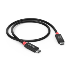Câble USB-C mâle Hama Essential - Puissance maximale 240 W - Longueur 2 m - Vitesse jusqu'à 20 Gbit/s - Double blindage - Noir