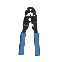 Pince à sertir RJ45 Hama Essential - Métal - Lames de coupe - Bleu et noir