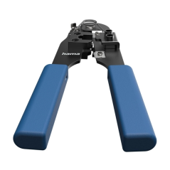 Pince à sertir RJ45 Hama Essential - Métal - Lames de coupe - Bleu et noir