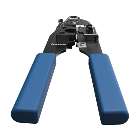 Pince à sertir RJ45 Hama Essential - Métal - Lames de coupe - Bleu et noir