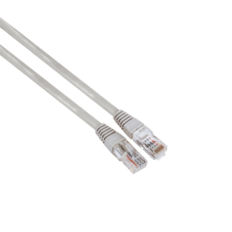 Câble réseau Hama Entry UTP RJ45 Cat-5e - Longueur 10 m - Vitesse jusqu'à 1 Gbit/s - Gris
