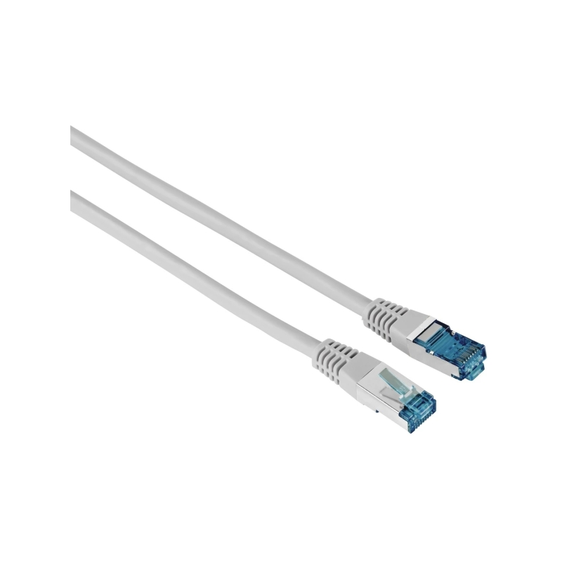 Câble réseau Hama Entry UTP RJ45 Cat-6 - Longueur : 3 m - Vitesse jusqu'à 1 Gbit/s - Blindé - Gris