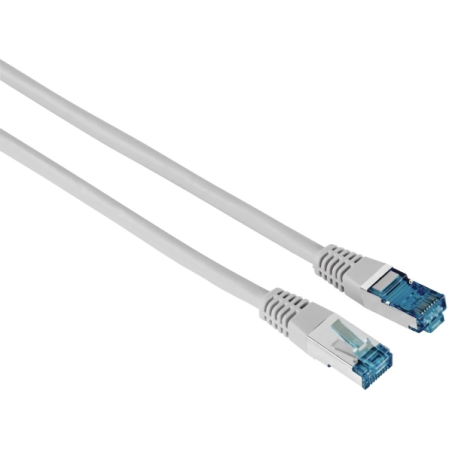 Câble réseau Hama Entry UTP RJ45 Cat-6 - Longueur : 3 m - Vitesse jusqu'à 1 Gbit/s - Blindé - Gris