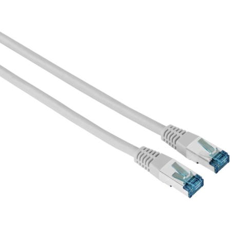 Câble réseau Hama Entry UTP RJ45 Cat-6 - Longueur : 10 m - Vitesse jusqu'à 1 Gbit/s - Blindé - Gris