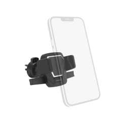 Support de voiture Hama Easy Snap pour smartphones - Poids max. 250 g - Fixation par clip sur grille d'aération - Compatible ave
