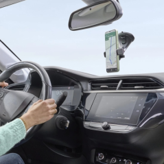 Support de voiture Hama Easy Snap pour smartphones - Ventouse pour pare-brise - Compatible avec les appareils de 5,5 à 8,5 cm de