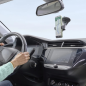 Support de voiture Hama Easy Snap pour smartphones - Ventouse pour pare-brise - Compatible avec les appareils de 5,5 à 8,5 cm de