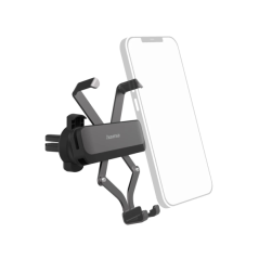 Support de voiture Hama Gravity Pro pour smartphones - Fixation par clip sur grille d'aération - Compatible avec les appareils d