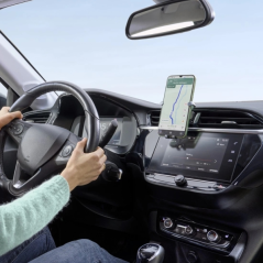 Support de voiture Hama Gravity Pro pour smartphones - Fixation par clip sur grille d'aération - Compatible avec les appareils d