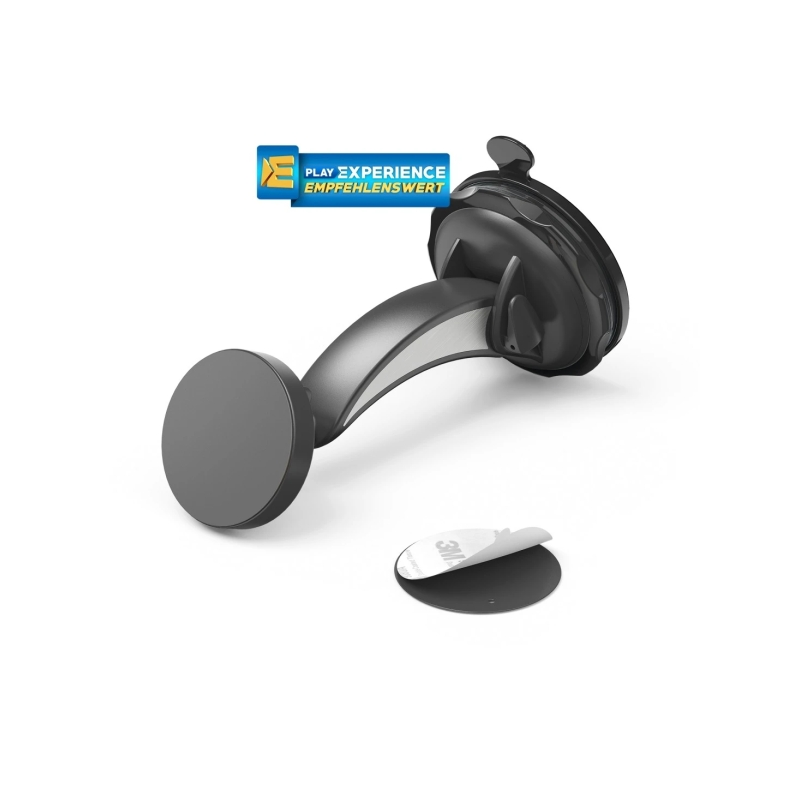 Support magnétique Hama pour smartphone - Ventouse pour pare-brise - Noir