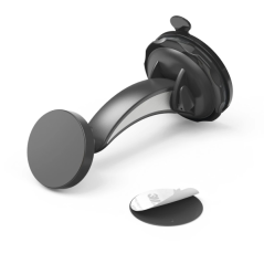 Support magnétique Hama pour smartphone - Ventouse pour pare-brise - Noir