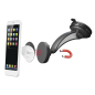 Support magnétique Hama pour smartphone - Ventouse pour pare-brise - Noir