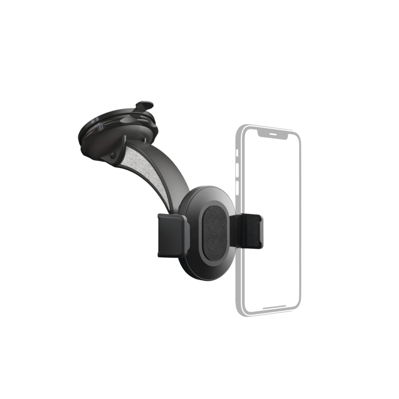 Support de voiture Hama Move pour smartphones - Ventouse pour pare-brise - Compatible avec les appareils de 5,5 à 8,5 cm de larg