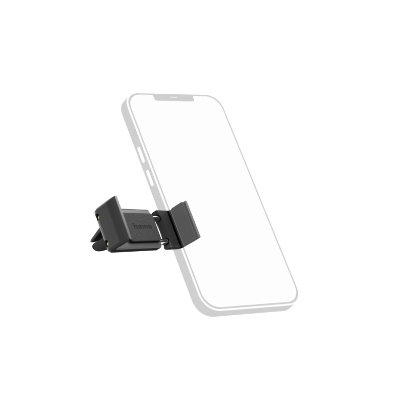 Support de voiture Hama Flipper pour smartphones - Fixation sur grille d'aération - Compatible avec les appareils de 6 à 8 cm de