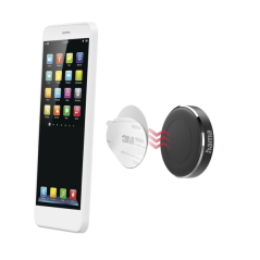 Support magnétique Hama pour smartphone - Fixation sur grille d'aération - Noir