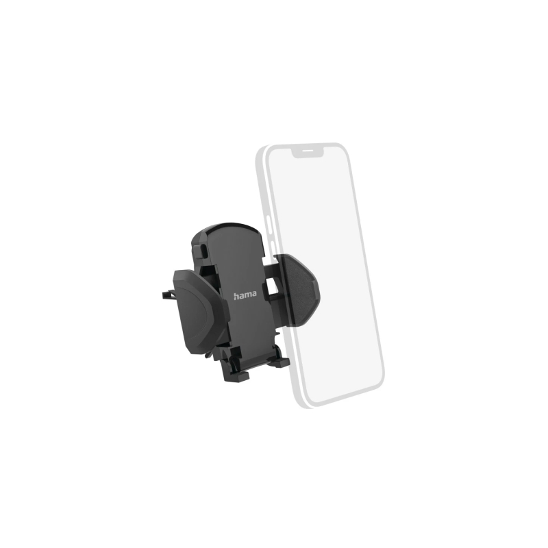Support voiture Hama Move pour smartphones - Poids max. 250 g - Fixation sur grille d'aération - Compatible avec les appareils d