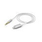 Câble auxiliaire Hama - Connecteur mâle 3,5 mm - Lightning - Longueur 1 m - Blanc