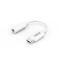 Câble adaptateur audio Hama - USB-C mâle vers prise jack 3,5 mm femelle - Blanc