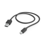 Câble USB Hama - USB-A mâle vers micro-USB mâle - Longueur 1 m - Vitesse jusqu'à 480 Mbps - Nickelé - Noir