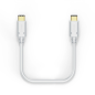 Câble USB-C mâle Hama - Puissance maximale 60 W - Longueur 1,5 m - Vitesse jusqu'à 480 Mbit/s - Plaqué or - Blanc