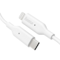 Câble de charge Hama - USB-C mâle vers Lightning - Longueur 1 m - Vitesse jusqu'à 480 Mbps - Nickelé - Blanc