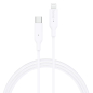 Câble de charge Hama - USB-C mâle vers Lightning - Longueur 1 m - Vitesse jusqu'à 480 Mbps - Nickelé - Blanc
