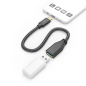 Câble adaptateur Hama USB-C vers USB-A femelle - Plusieurs vitesses - Câble de 15 cm - Accessoires inclus - Fonction OTG - Noir