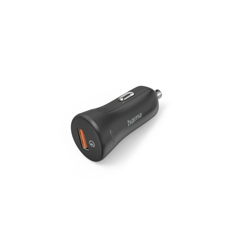 Chargeur de voiture Hama 19,5 W - USB-A - Affichage LED - Qualcomm 3.0 - Noir