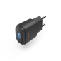 Chargeur mural Hama - Puissance 6 W - Câble de 3,7 cm - Affichage LED - Noir