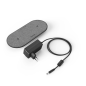 Chargeur sans fil Hama QI-FC10 Duo pour deux smartphones - Puissance 10 W - Charge rapide - 20 x 9 x 1,5 cm - Noir
