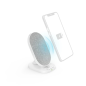 Chargeur sans fil Hama QI-FC10S-Fab - Puissance 10 W - USB-C - Indicateur LED - Charge rapide - Blanc
