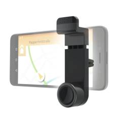 Support de voiture Hama Flipper pour smartphones - Fixation sur grille d'aération - Compatible avec les appareils de 4,8 à 9 cm