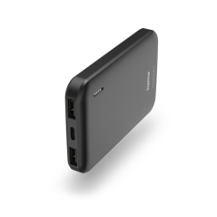 Batterie externe Hama 5000 mAh - Lithium-polymère - USB-C - USB-A - Charge rapide - 2 ports de sortie - Indicateur de charge LED