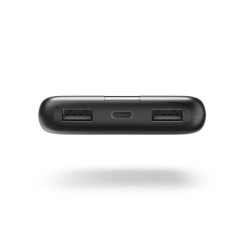 Batterie externe Hama 10 000 mAh - Lithium-polymère - USB-C - USB-A - Charge rapide - 3 ports de sortie - Affichage numérique -