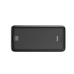 Batterie externe Hama 10 000 mAh - Lithium-polymère - USB-C - USB-A - Charge rapide - 3 ports de sortie - Affichage numérique -