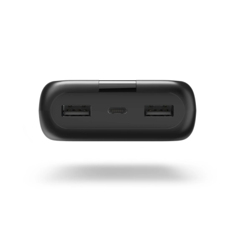 Batterie externe Hama 20 000 mAh - Lithium-polymère - USB-C - USB-A - Charge rapide - 3 ports de sortie - Affichage numérique -