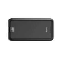 Batterie externe Hama 20 000 mAh - Lithium-polymère - USB-C - USB-A - Charge rapide - 3 ports de sortie - Affichage numérique -